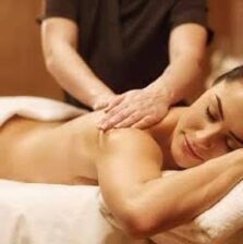 Full body massage to a women with fully satisfaction